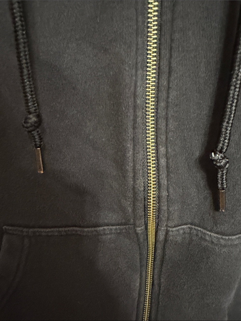 Harley-Davidson Black Zip-Up Hoodie with Orange Stripe - Picture 9 of 9